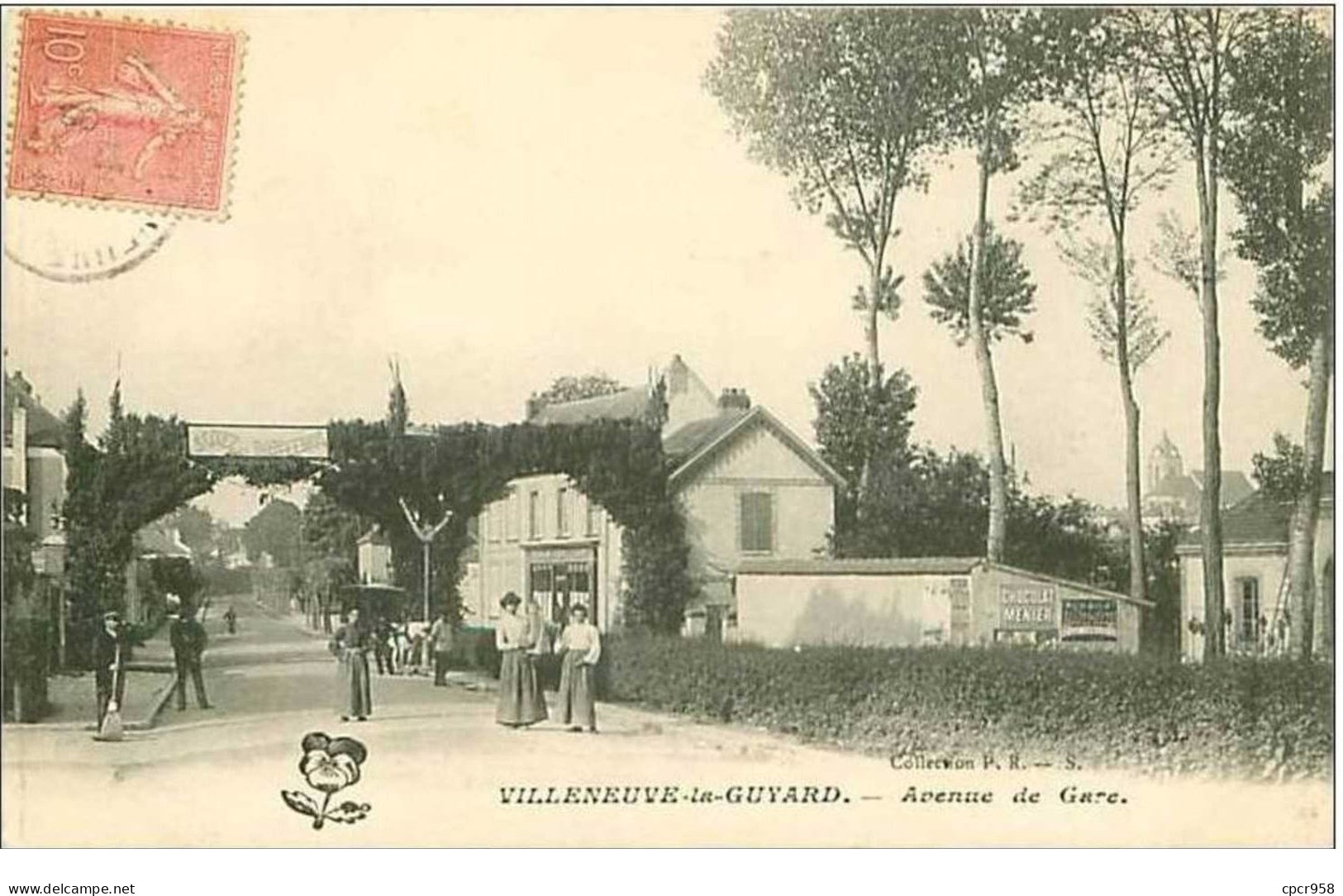 89.VILLENEUVE LA GUYARD.AVENUE DE LA GARE - Villeneuve-la-Guyard