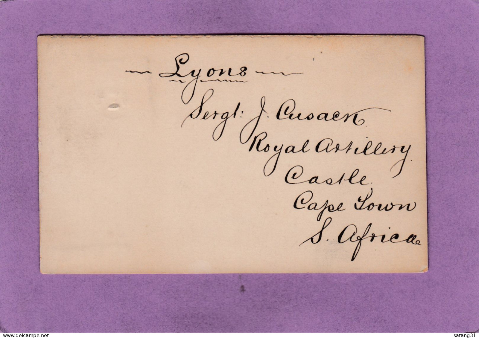 ENTIER POSTAL DU CAP ,SURCHARGE "ONE HALF PENNY" SUR "ONE PENNY,POUR LONDRES,1895. - Cabo De Buena Esperanza (1853-1904)