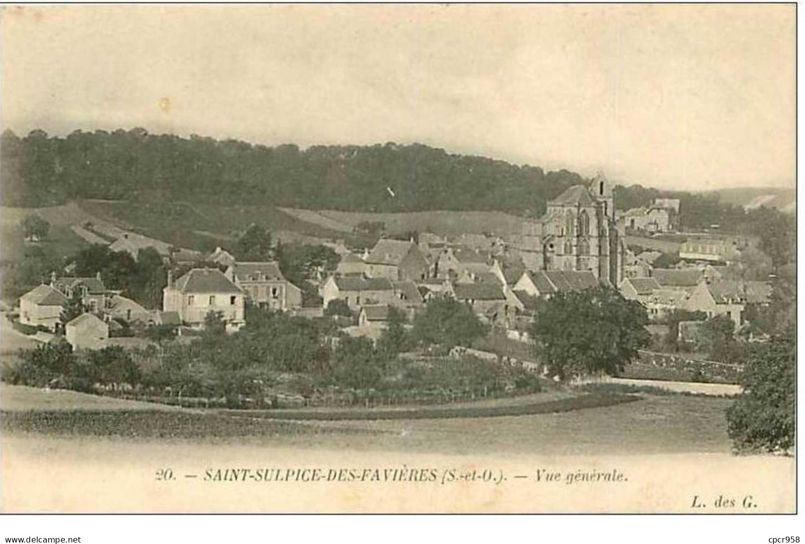 91.SAINT SULPICE DES FAVIERES.VUE GENERALE - Saint Sulpice De Favieres