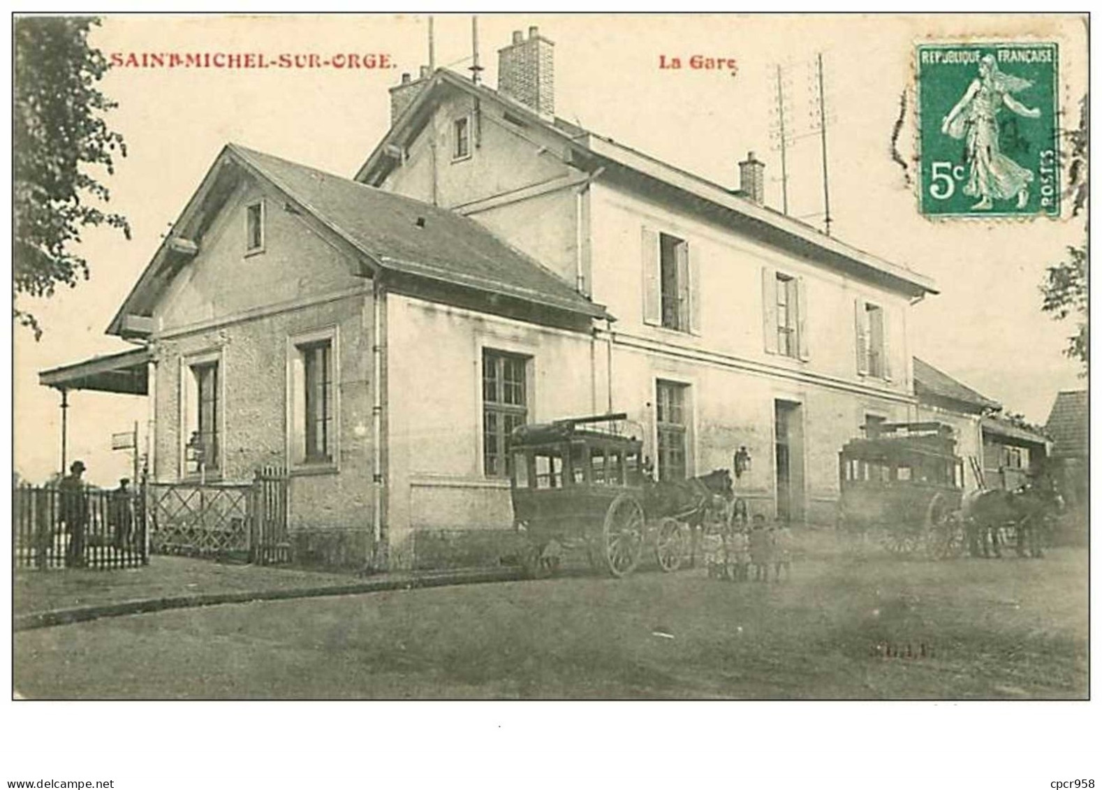 91.SAINT MICHEL SUR ORGE.n°298.LA GARE - Saint Michel Sur Orge