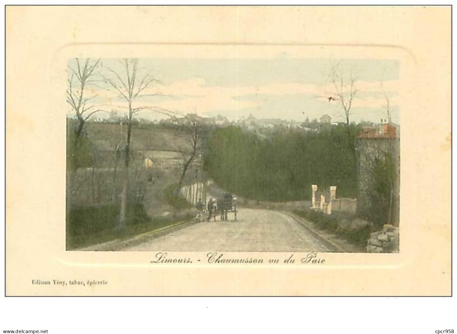 91.LIMOURS.n°28.CHAUMUSSON VU DU PARC - Limours