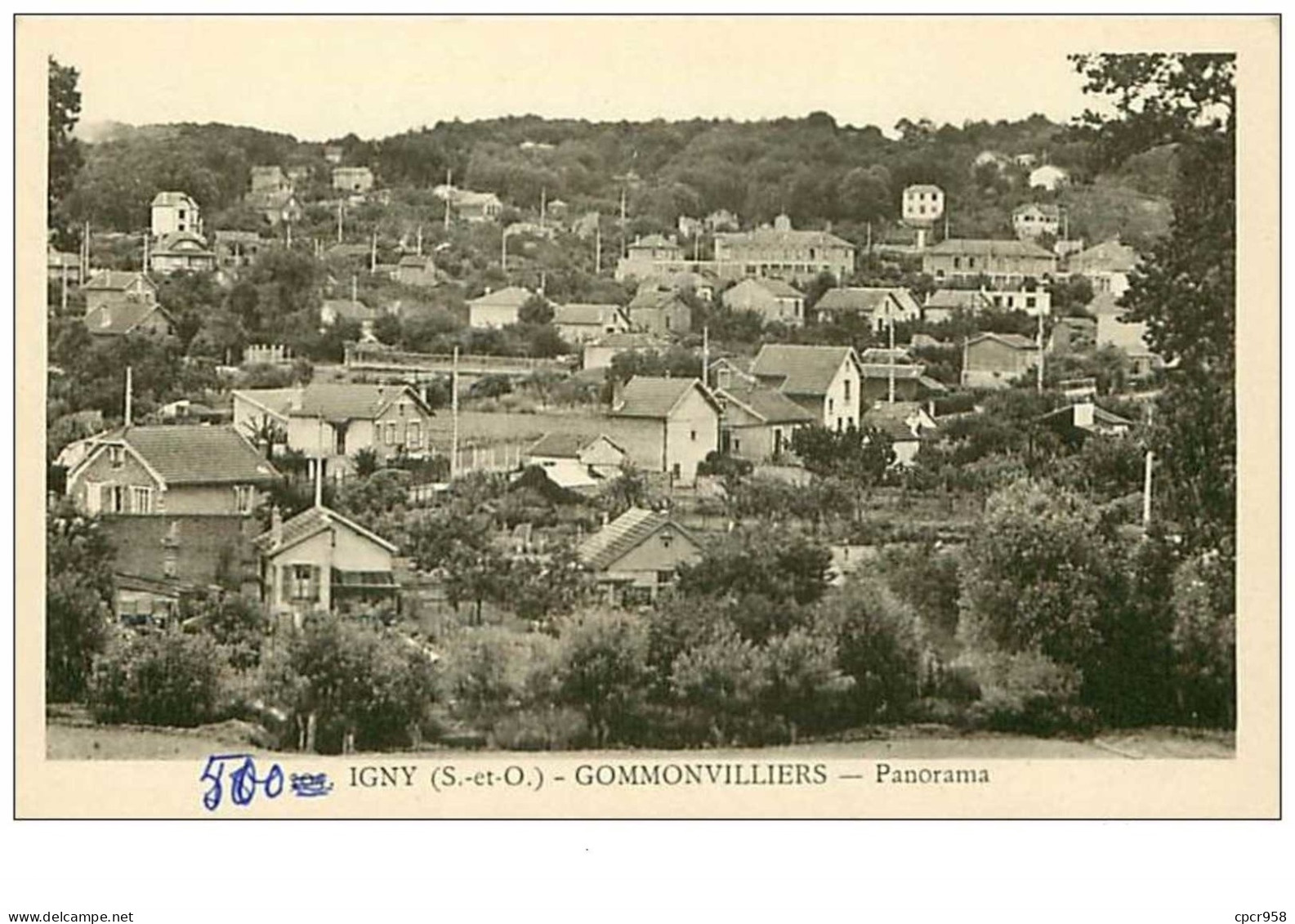 91.IGNY.n°160.GOMMONVILLIERS.PANORAMA - Igny