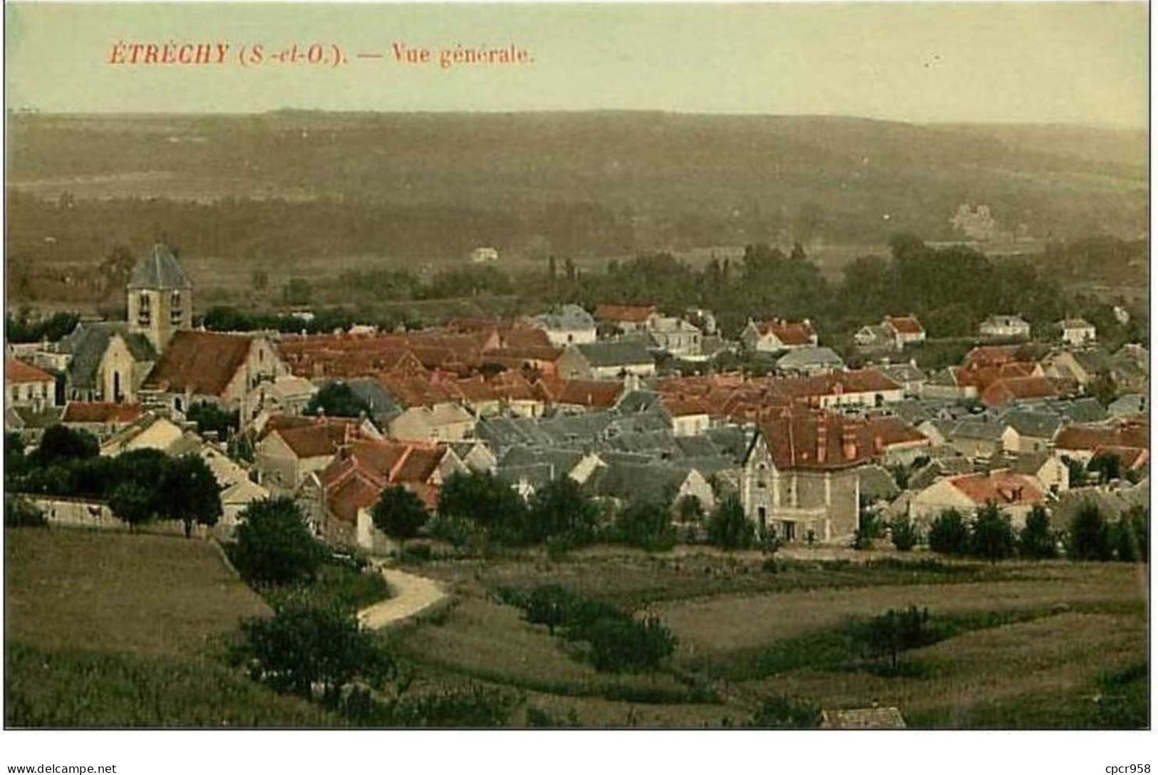 91.ETRECHY.VUE GENERALE - Etrechy