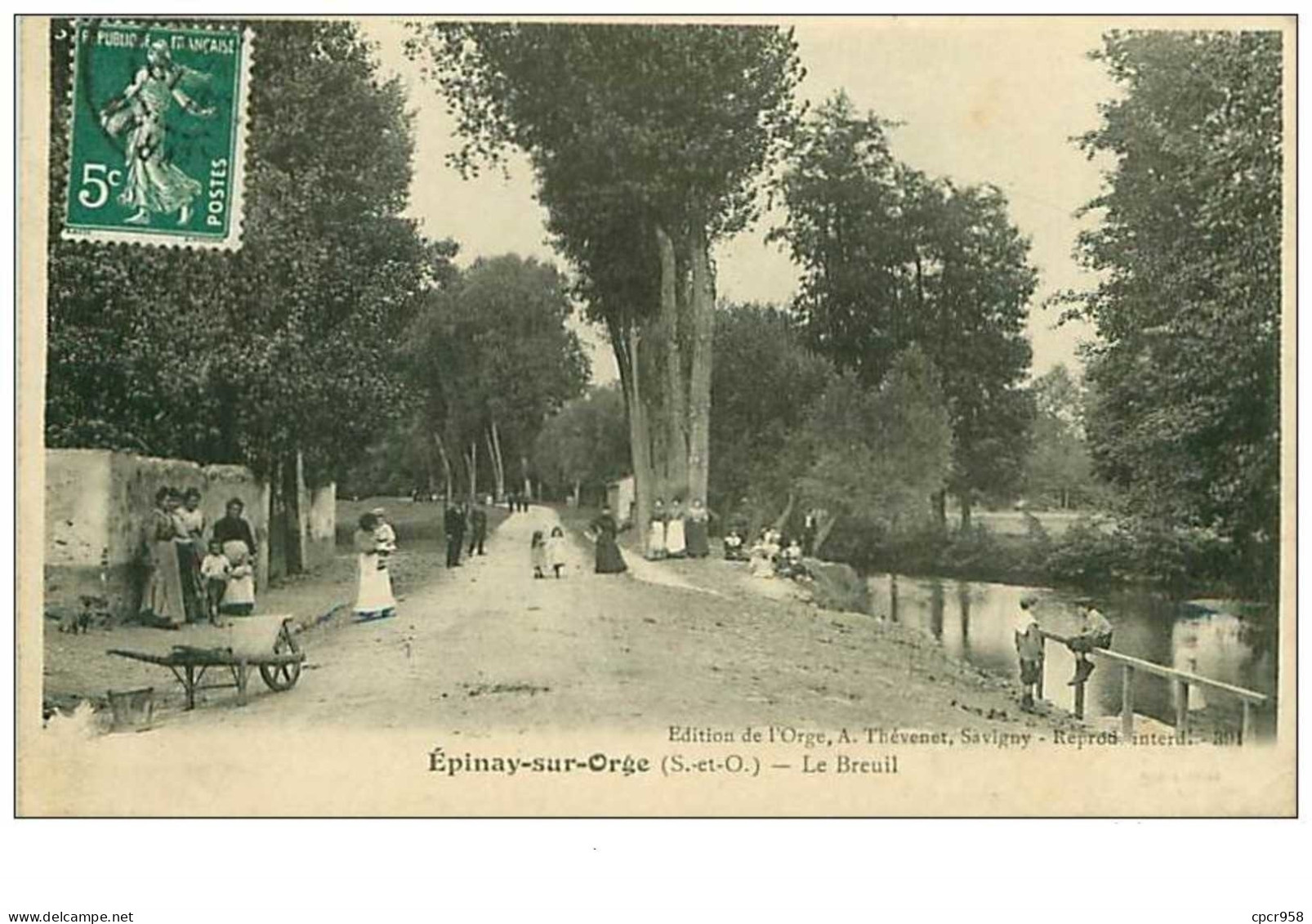 91.EPINAY SUR ORGE.n°282.LE BREUIL - Epinay-sur-Orge