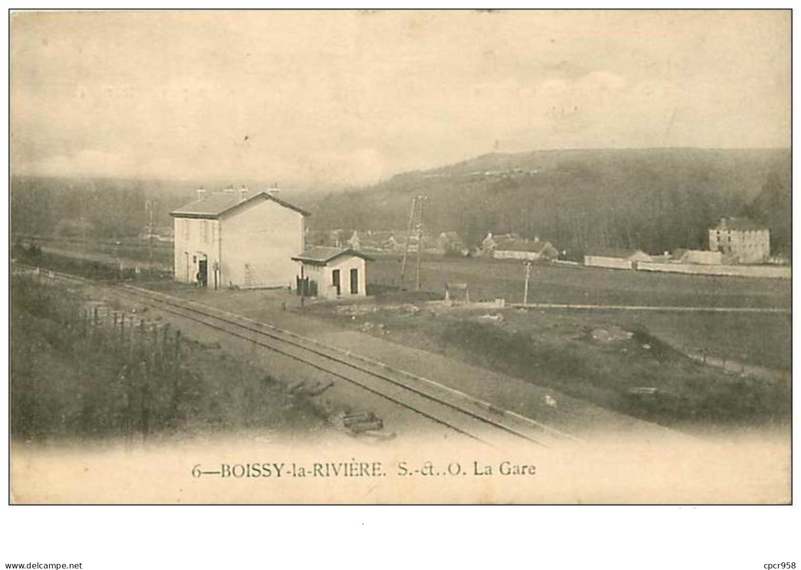 91.BOISSY LA RIVIERE.n°231.LA GARE - Boissy-la-Rivière