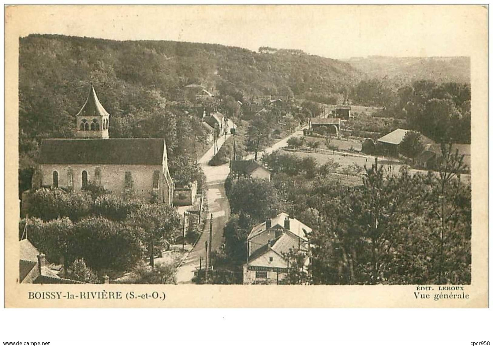 91.BOISSY LA RIVIERE.n°15965.VUE GENERALE - Boissy-la-Rivière