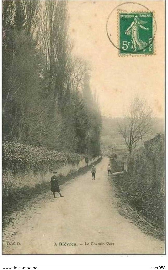 91.BIEVRES.LE CHEMIN VERT.VOIR ETAT - Bievres