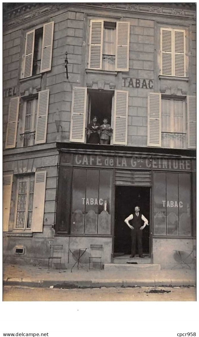 91. N° 48284 . Massy Palaiseau.carte Photo.fcafe De La Grande Ceinture - Massy