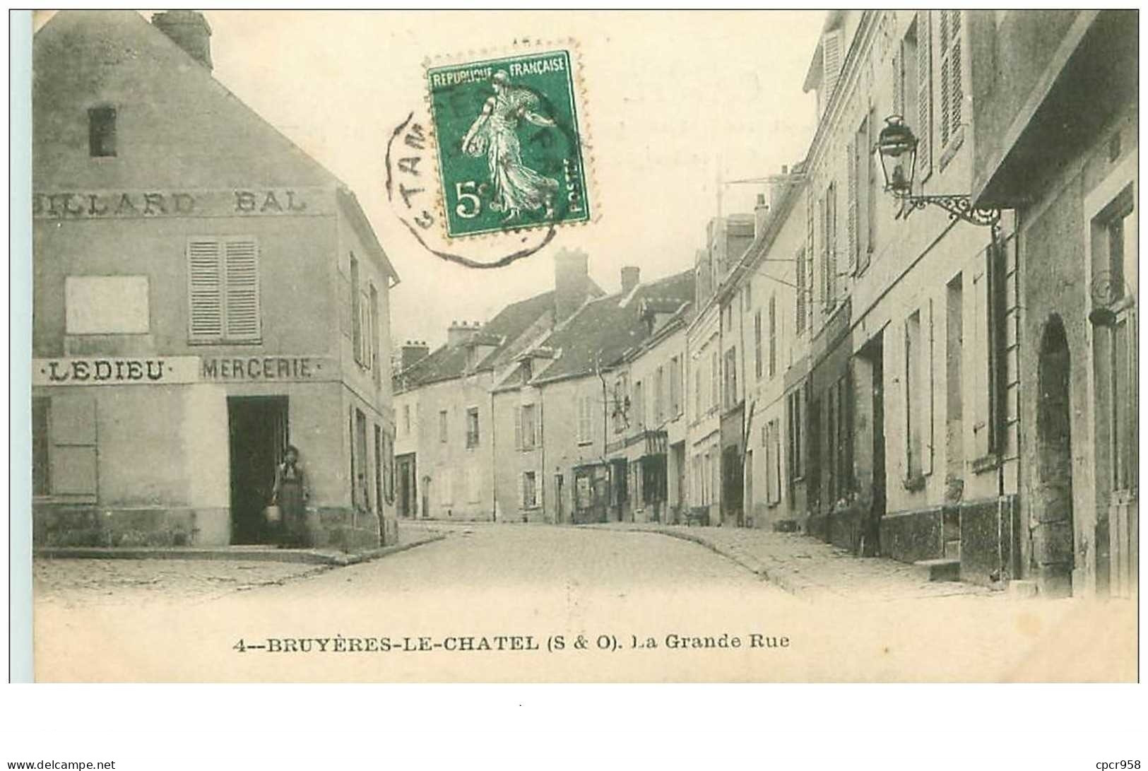 91 . N°37042 . Buyeres Le Chatel.la Grande Rue - Bruyeres Le Chatel