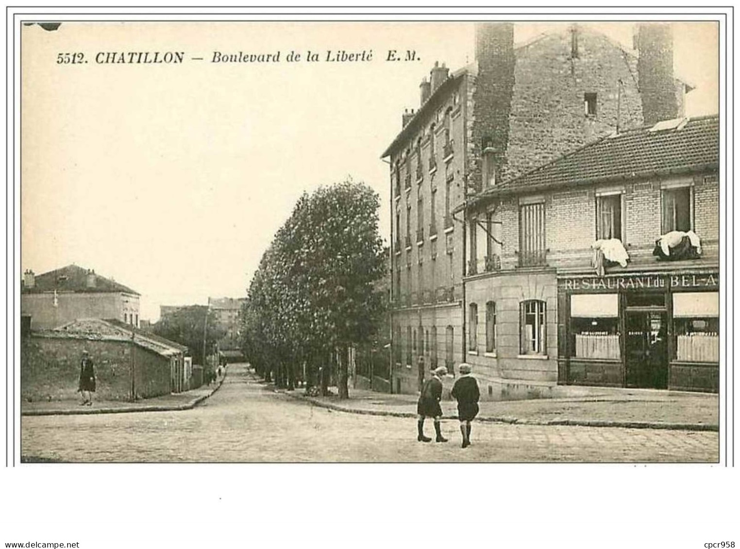 92.CHATILLON.BOULEVARD DE LA LIBERTE.RESTAURANT DU BEL AIR - Châtillon