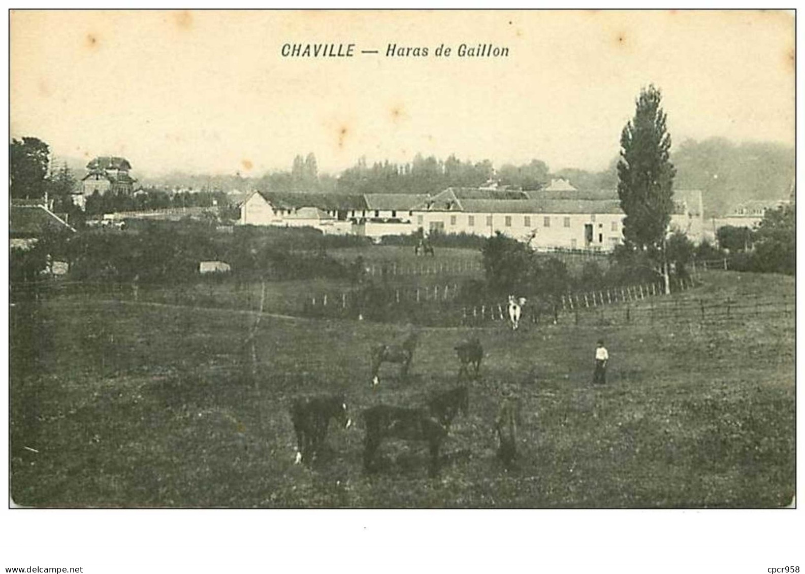 92.CHAVILLE.n°122.HARAS DE GAILLON.TACHES - Chaville