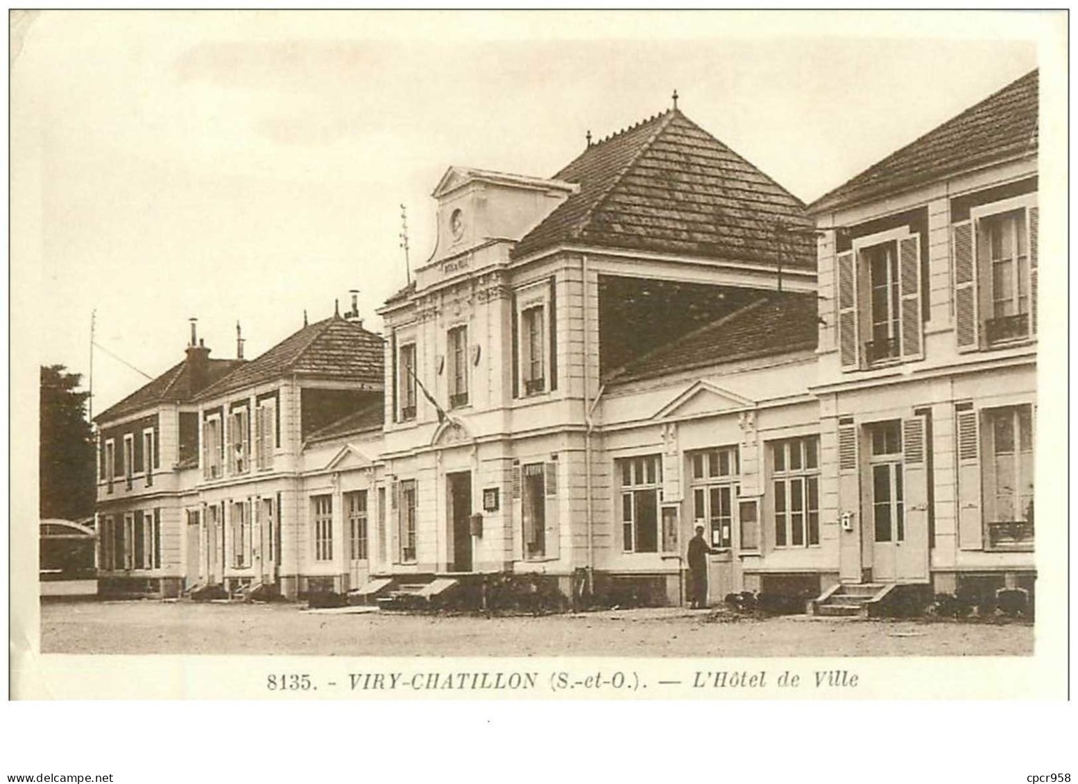 91.VIRY-CHATILLON.n°13720.L'HOTEL DE VILLE - Viry-Châtillon