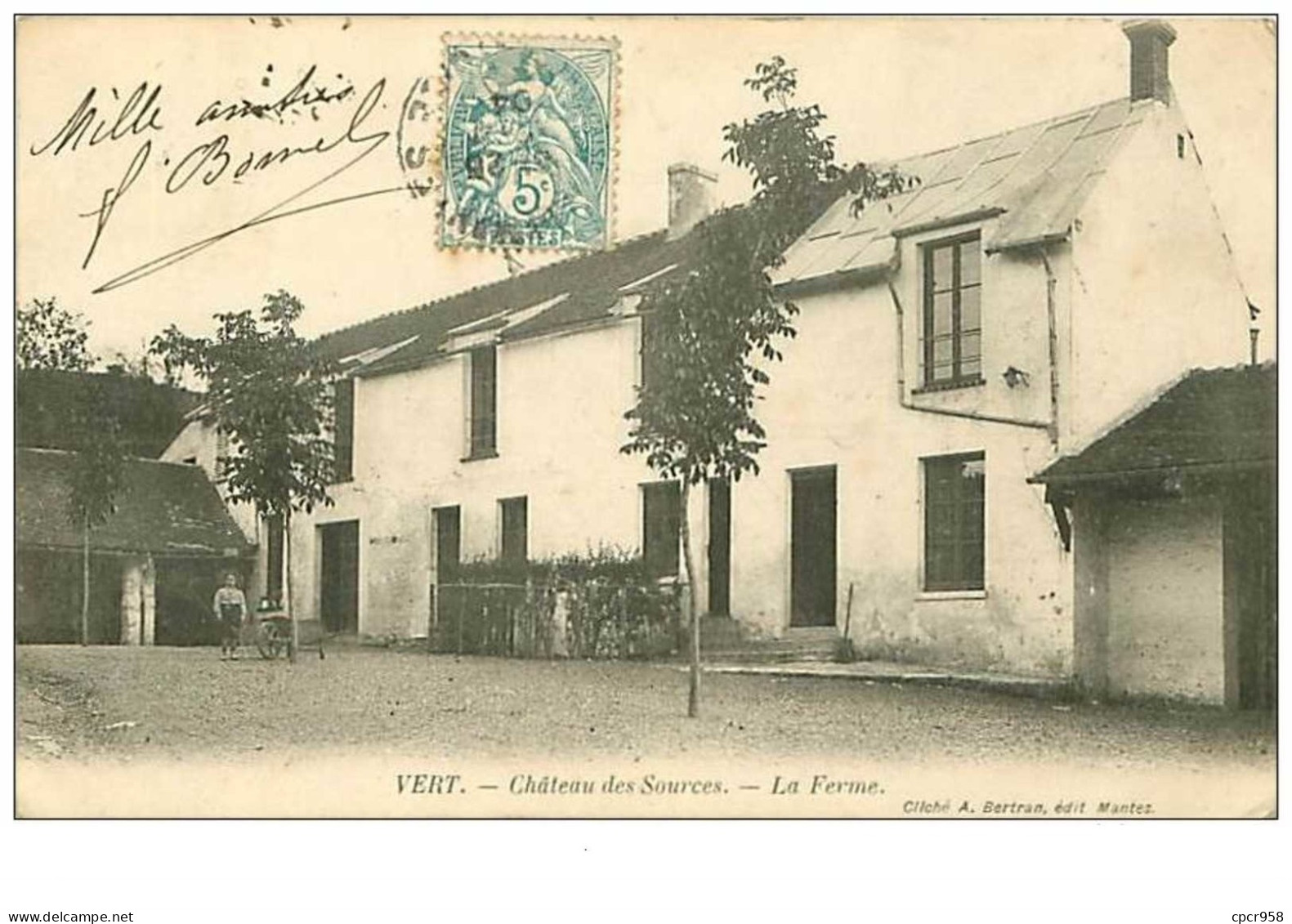 91.VERT.n°362.CHATEAU DES SOURCES.LA FERME - Vert-le-Petit