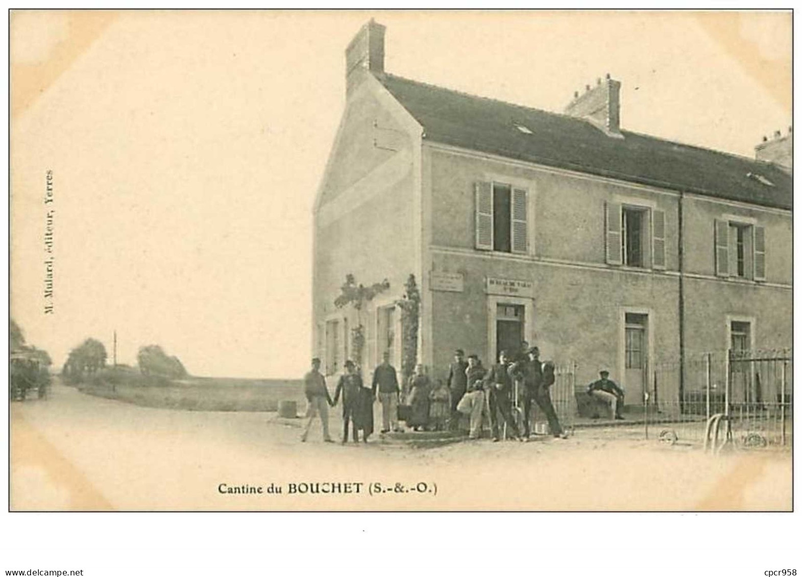 91.VERT LE PETIT.n°239.CANTINE DU BOUCHET.BUREAU DE TABAC - Vert-le-Petit