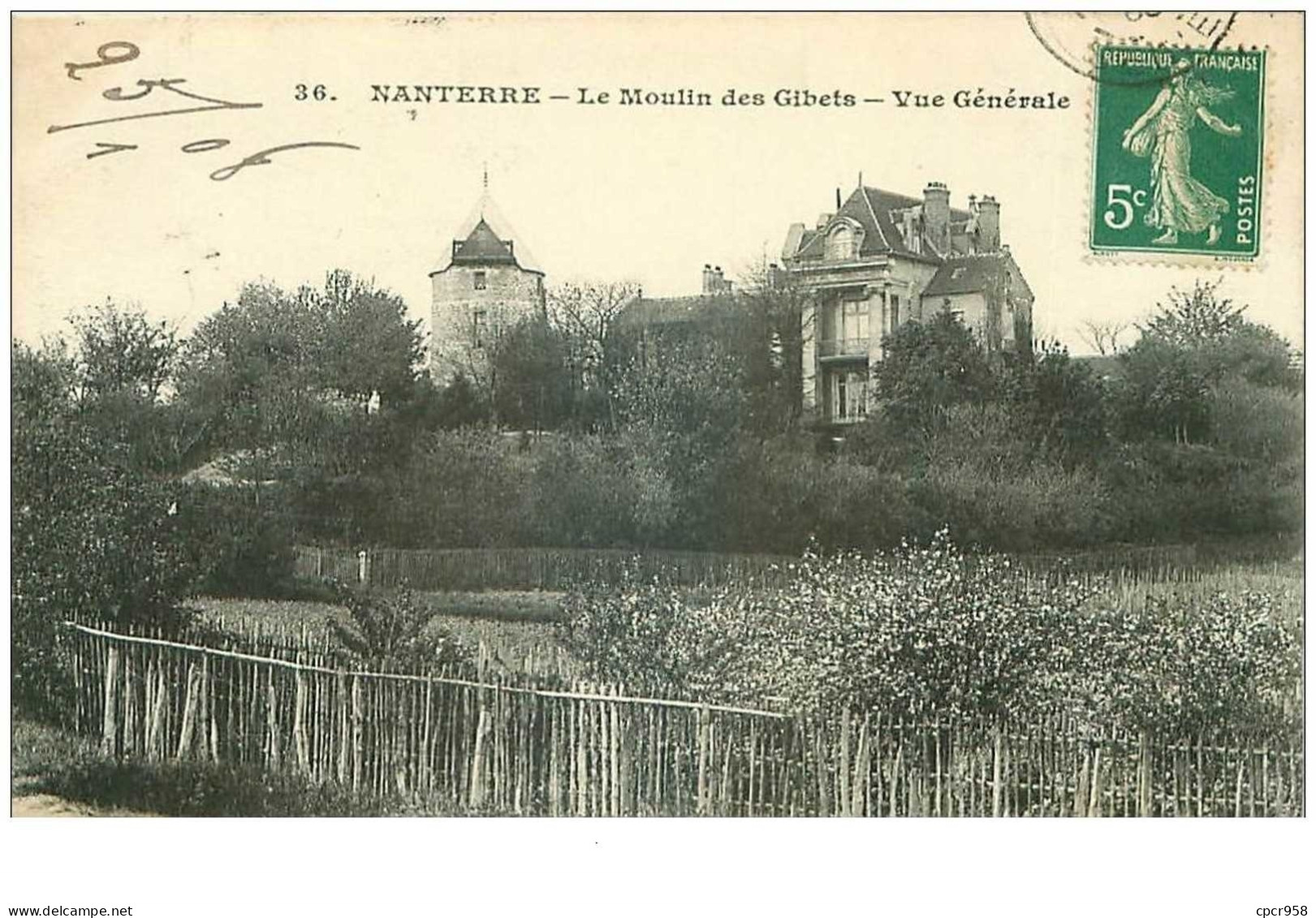 92.NANTERRE.n°16021.LE MOULIN DES GIBETS.VUE GENERALE - Nanterre