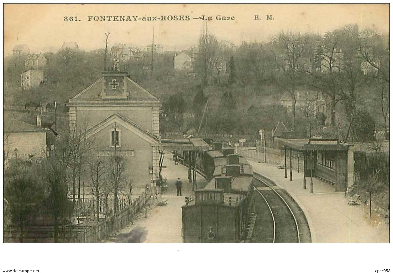 92.FONTENAY AUX ROSES.n°11889.LA GARE - Fontenay Aux Roses