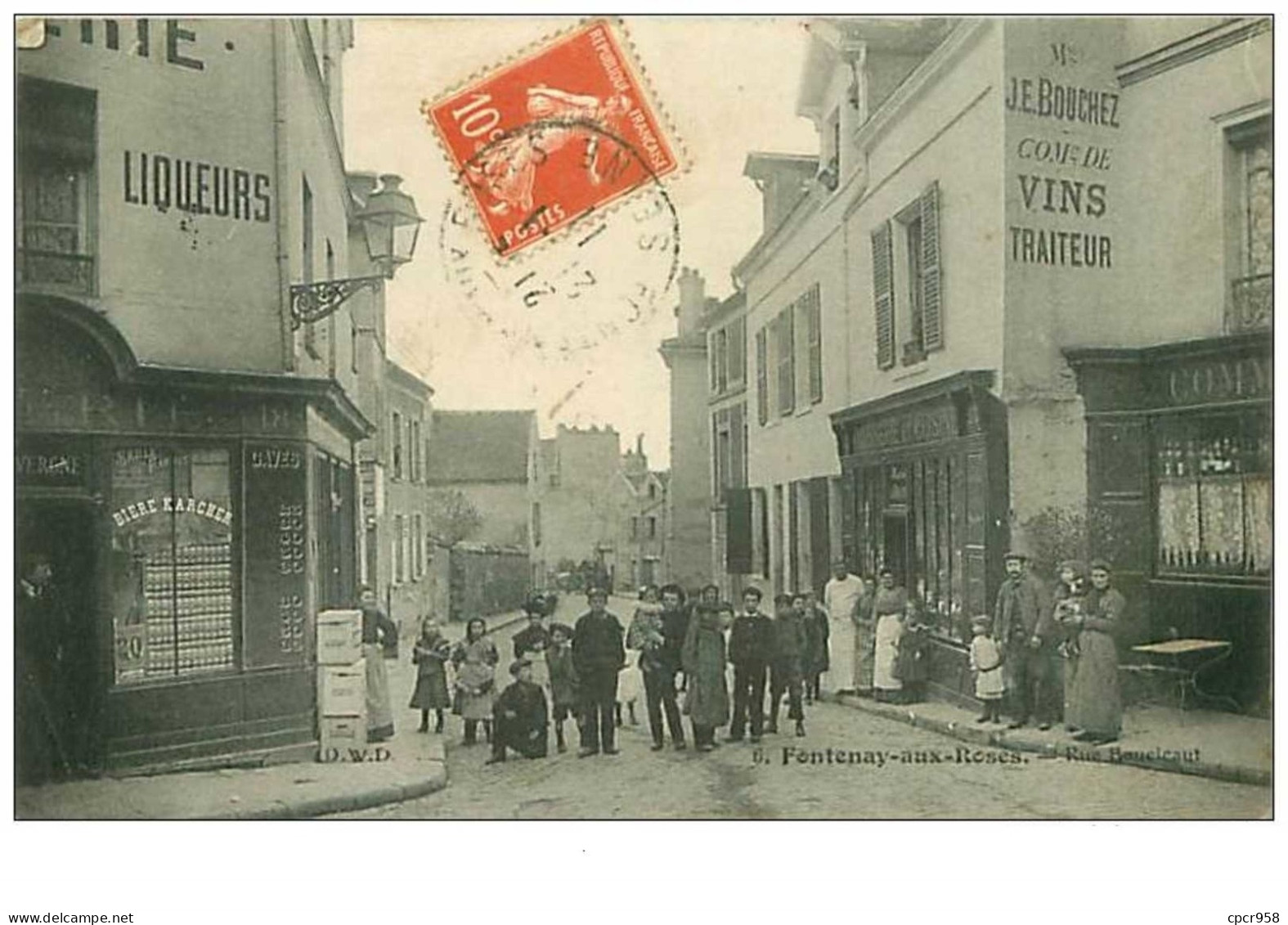 92.FONTENAY AUX ROSES.n°283.RUE BOUCICAUT.COMMERCES.RARE - Fontenay Aux Roses