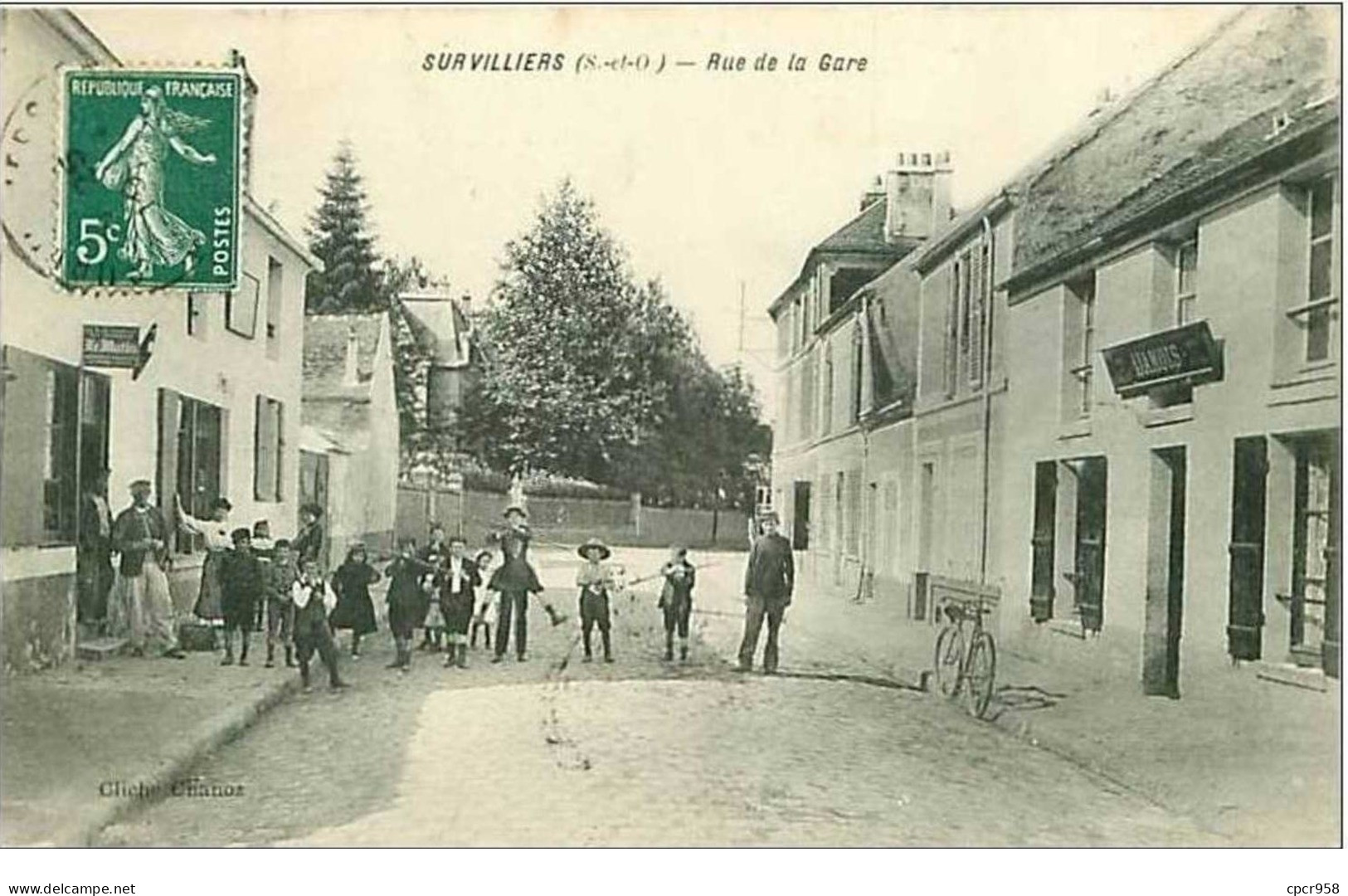 95.SURVILLIERS.RUE DE LA GARE - Survilliers