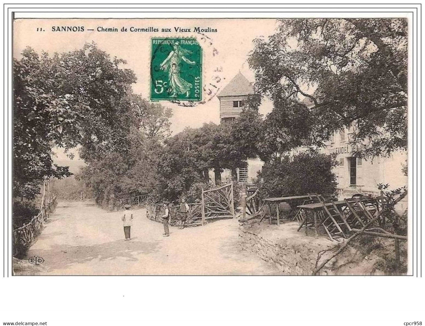 95.SANNOIS.CHEMIN DE CORMEILLES AUX VIEUX MOULINS. - Sannois