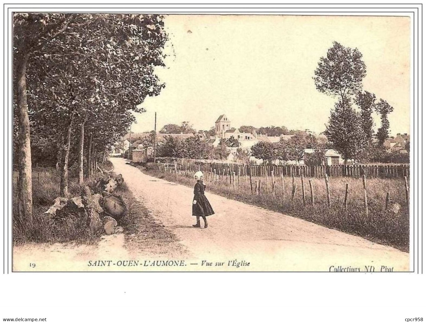 95.SAINT-OUEN-L&amp;acute AUMONE.V U E SUR L&amp;acute EGLISE - Saint-Ouen-l'Aumône