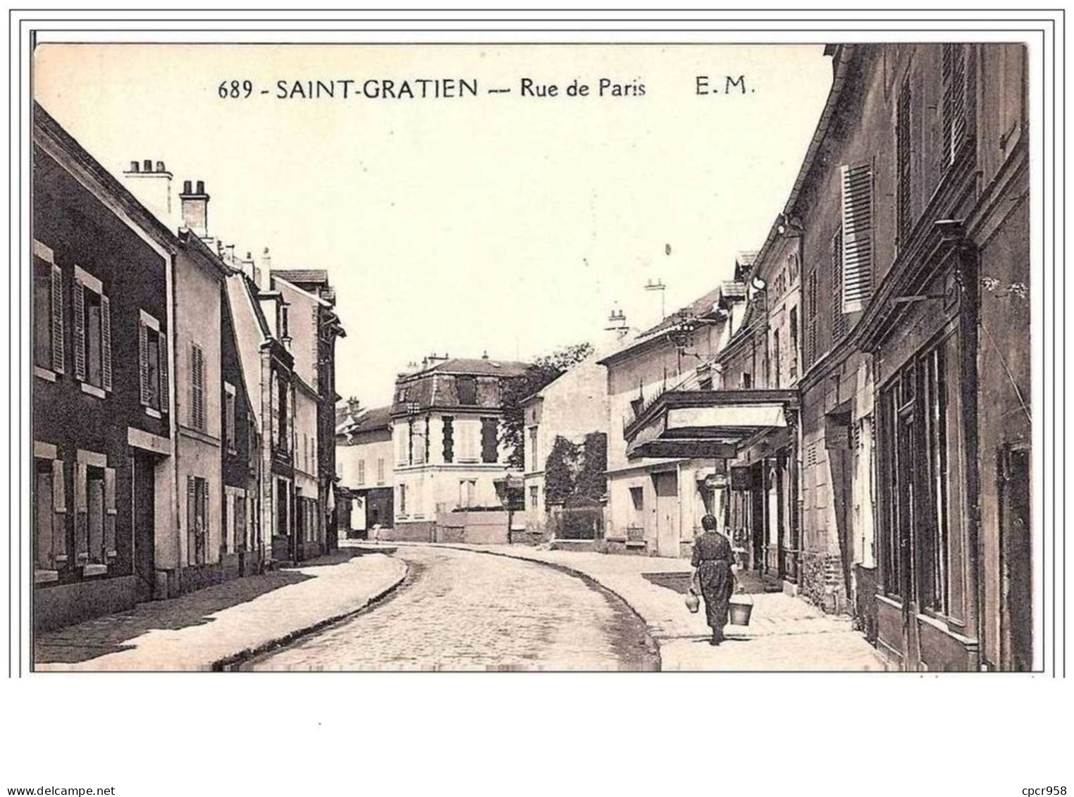 95.SAINT-GRATIEN.RUE DE PARIS. - Saint Gratien