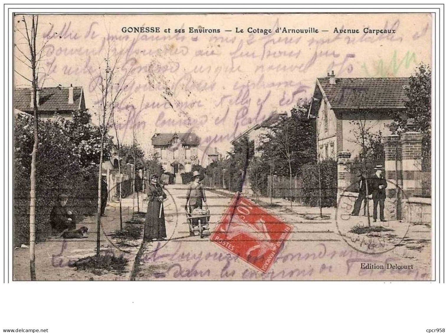 95.GONESSE ET SES ENVIRONS.LE COTAGE D&amp;acute ARNOUVILLE.AVENUE CARPEAUX. - Gonesse