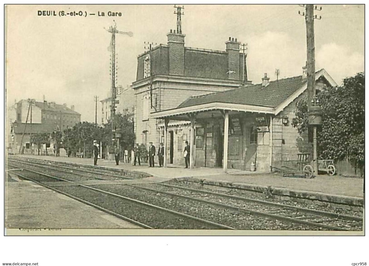 95.DEUIL.n°35.LA GARE.RARE - Deuil La Barre