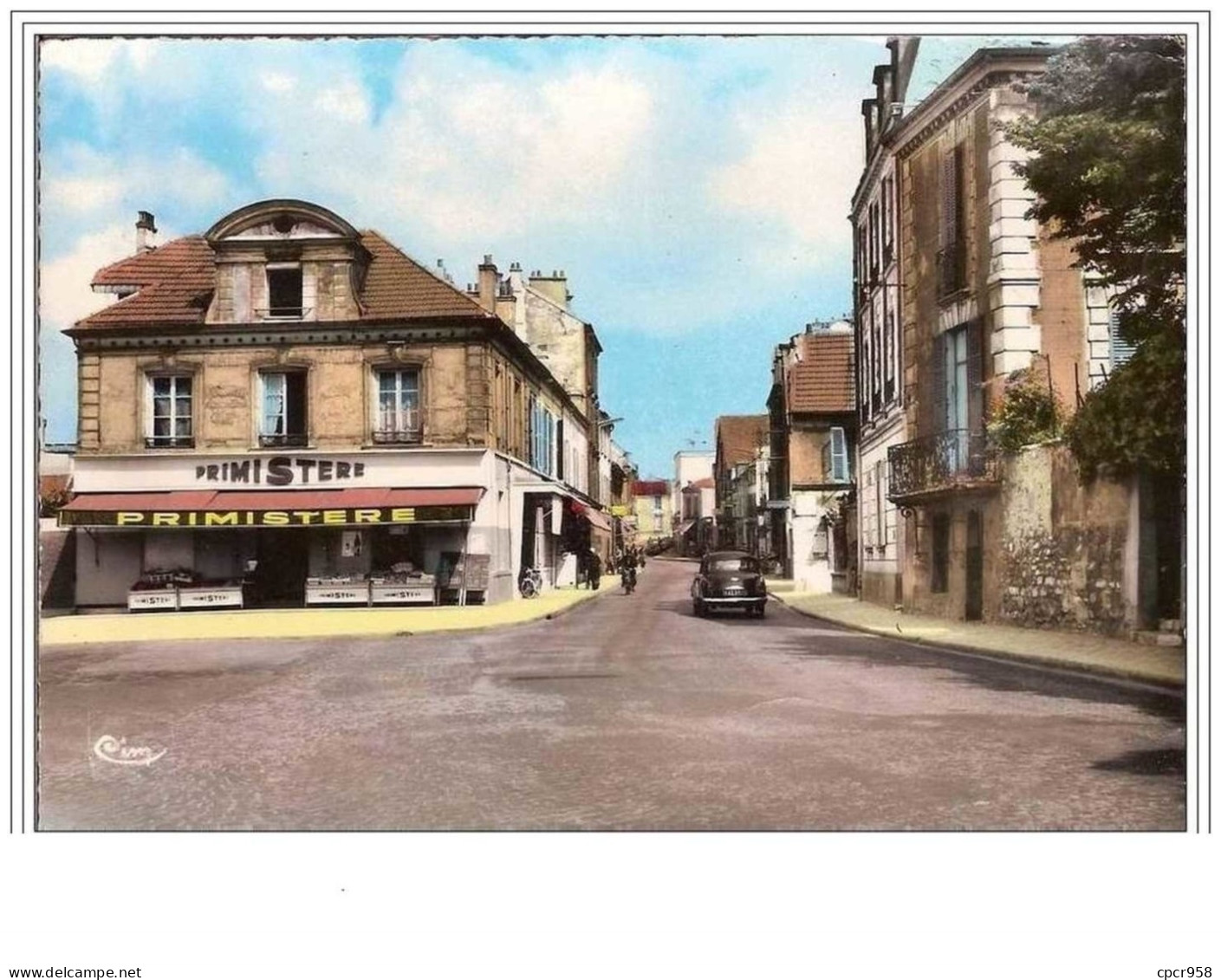 94.BRY-SUR-MARNE.LA GRANDE RUE.VOITURE.CPSM. - Bry Sur Marne