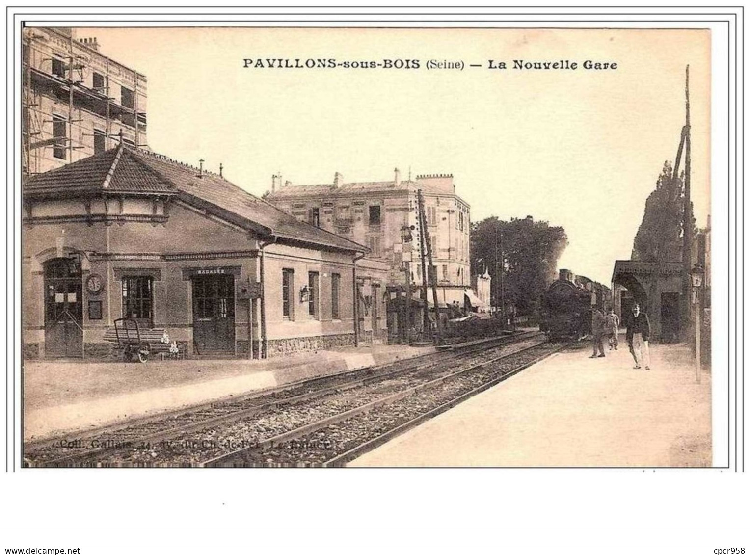 93.PAVILLONS SOUS BOIS.LA VOUVELLE GARE.TRAIN. - Les Pavillons Sous Bois