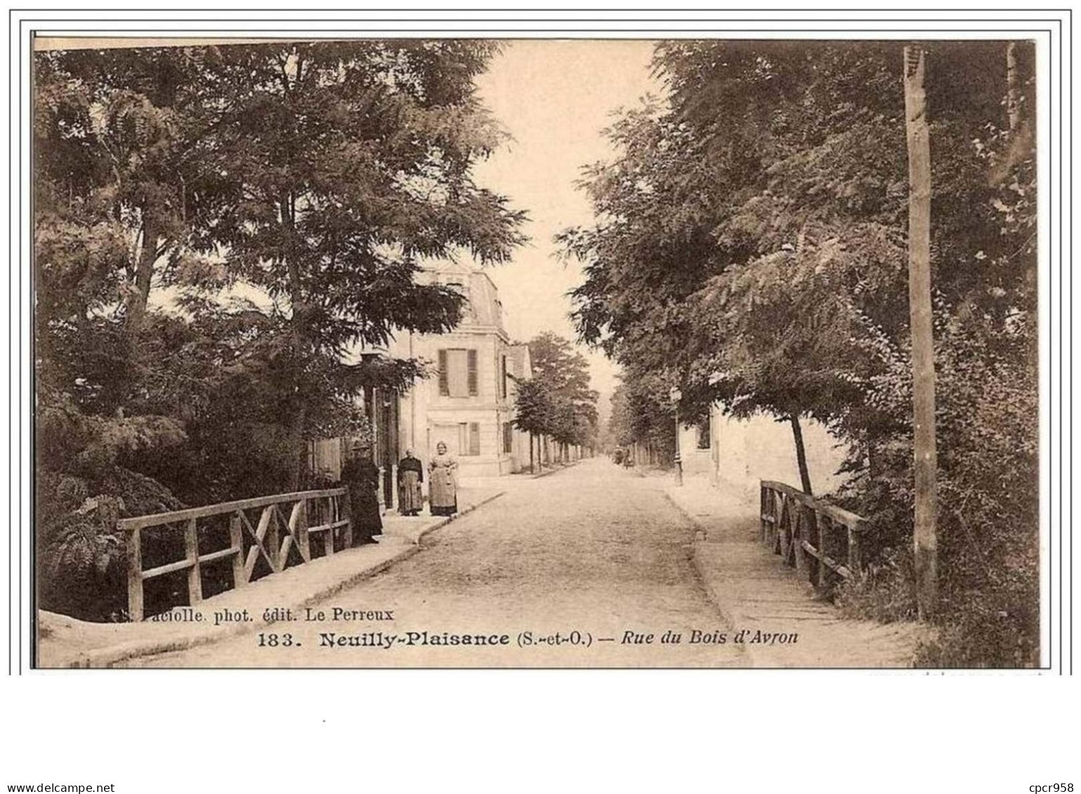 93.NEUILLY-PLAISANCE.RUE DU BOIS D AVRON. - Neuilly Plaisance