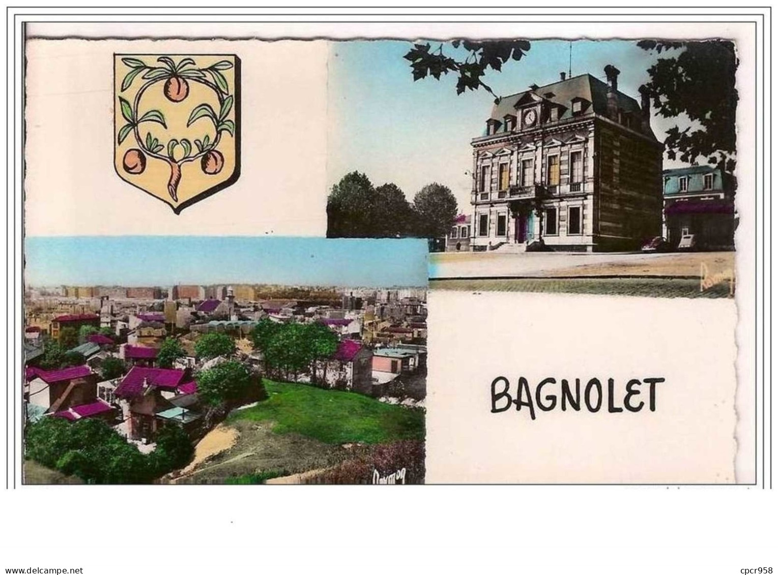 93.BAGNOLET.LA MAIRIE.VUE GENERALE.CPSM. - Bagnolet