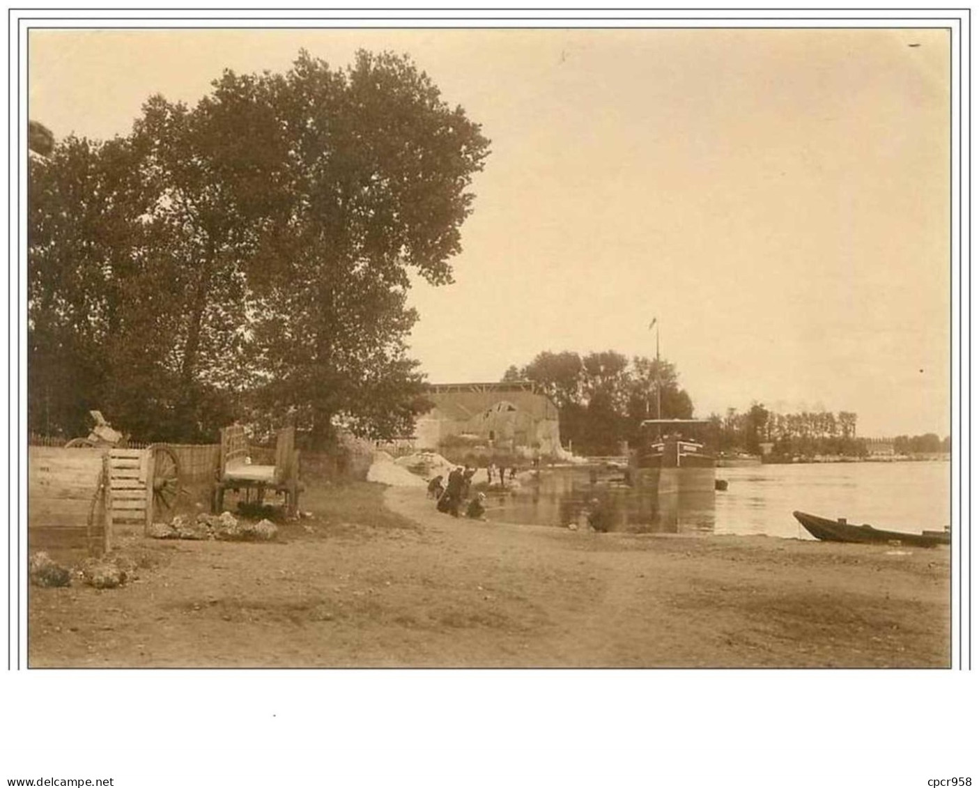 93.92.NEUILLY.CP PHOTO 12 PAR 17cm.LA MARNE PRISE DE NEUILLY - Neuilly Sur Marne