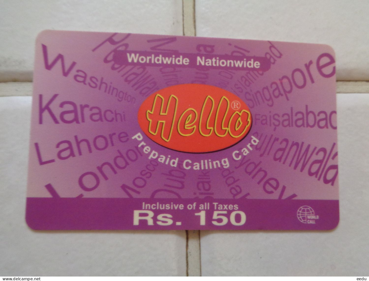 Pakistan Phonecard - Pakistán