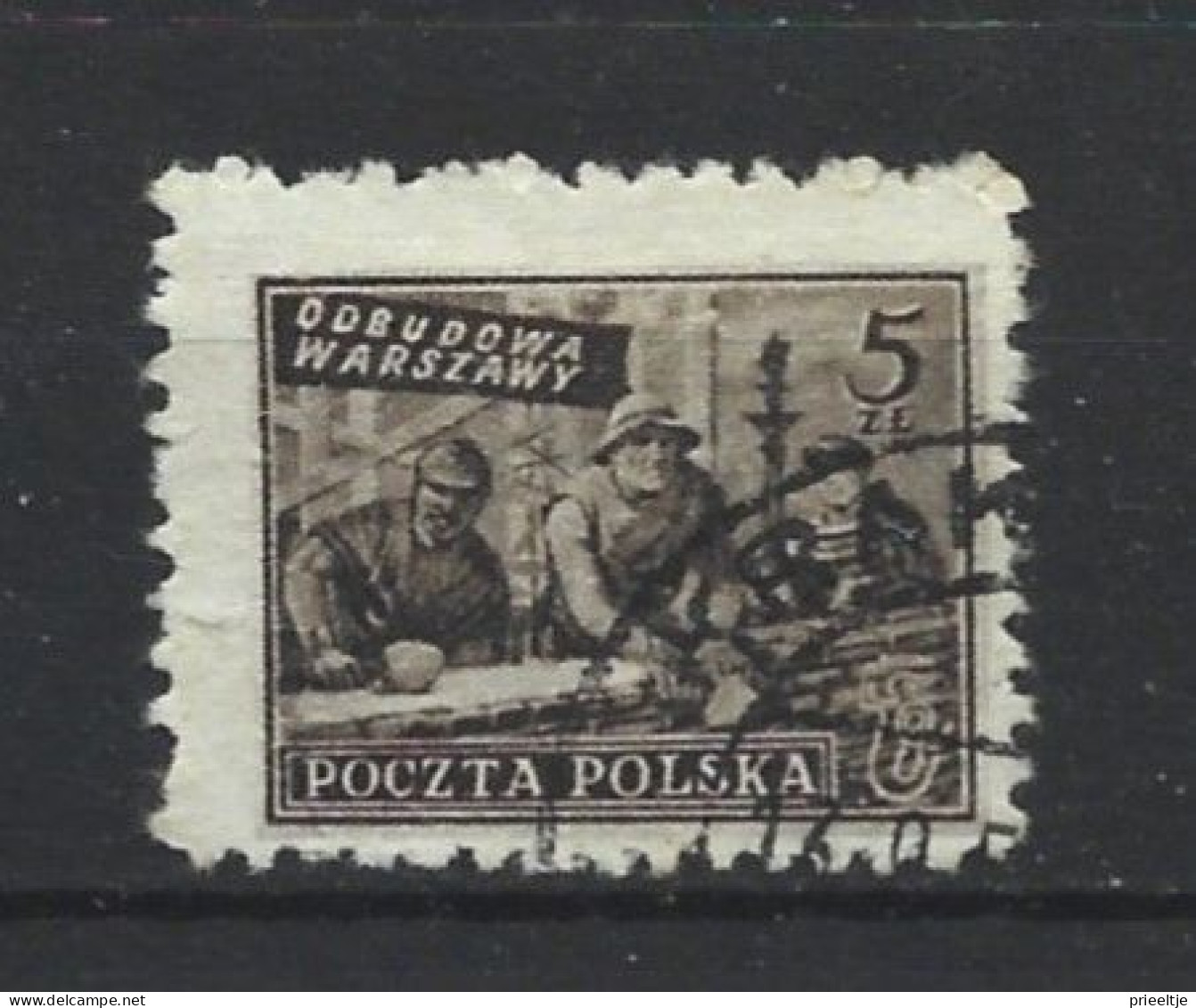 Poland 1950 Warsaw Reconstruction Y.T. 568 (0) - Used Stamps