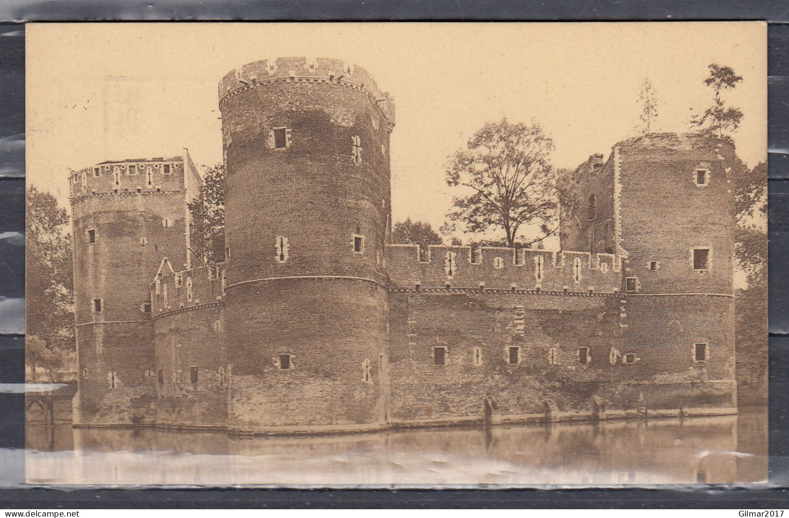 Postkaart Van Bruxelles (Midi) Naar Koekelberg Met Langstempel Loth - Griffes Linéaires