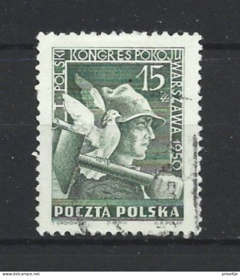 Poland 1950 Nat. Peace Congress Y.T. 584 (0) - Oblitérés