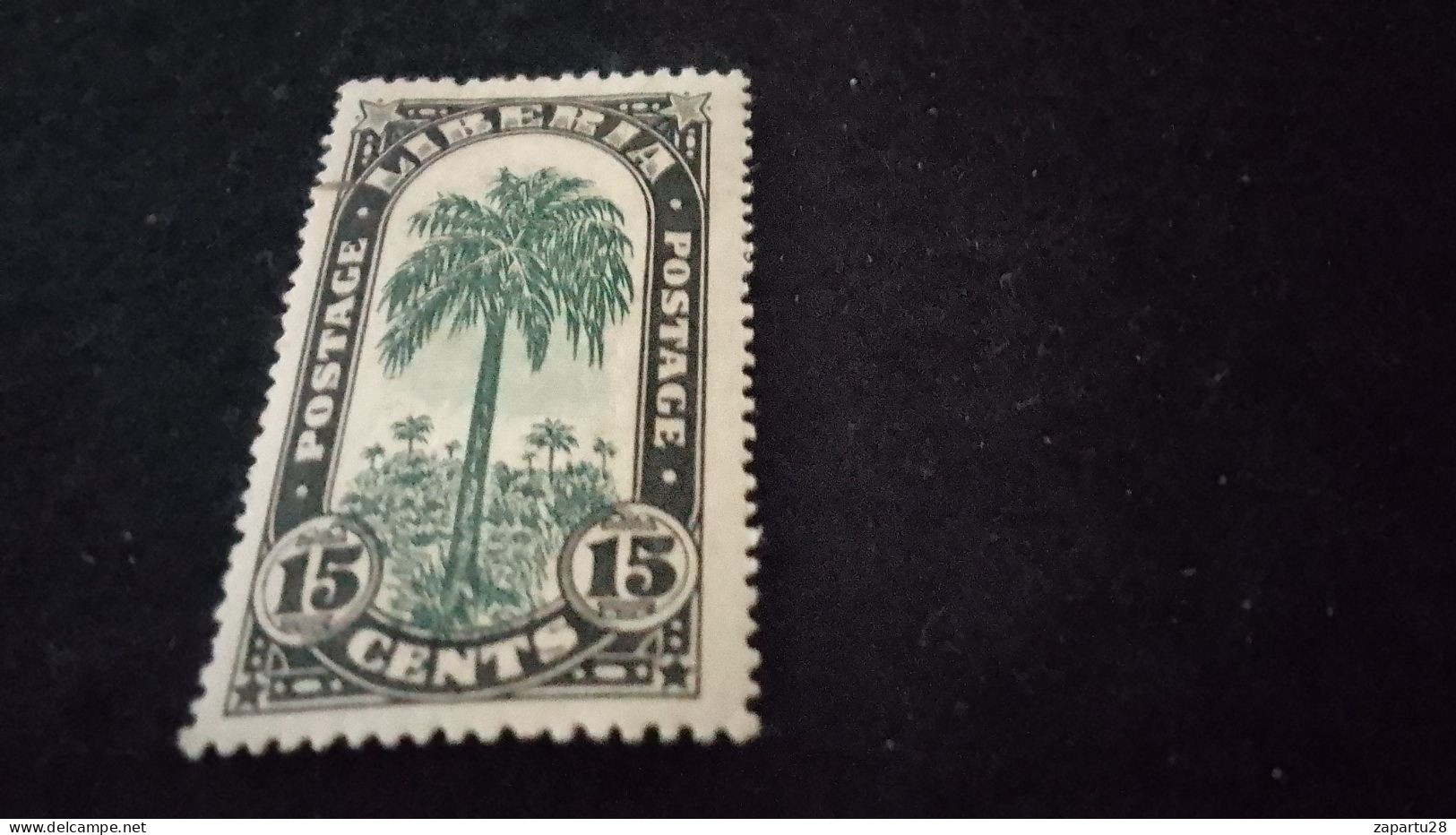 LİBERYA--1918-  15 C      DAMGASIZ - Liberia