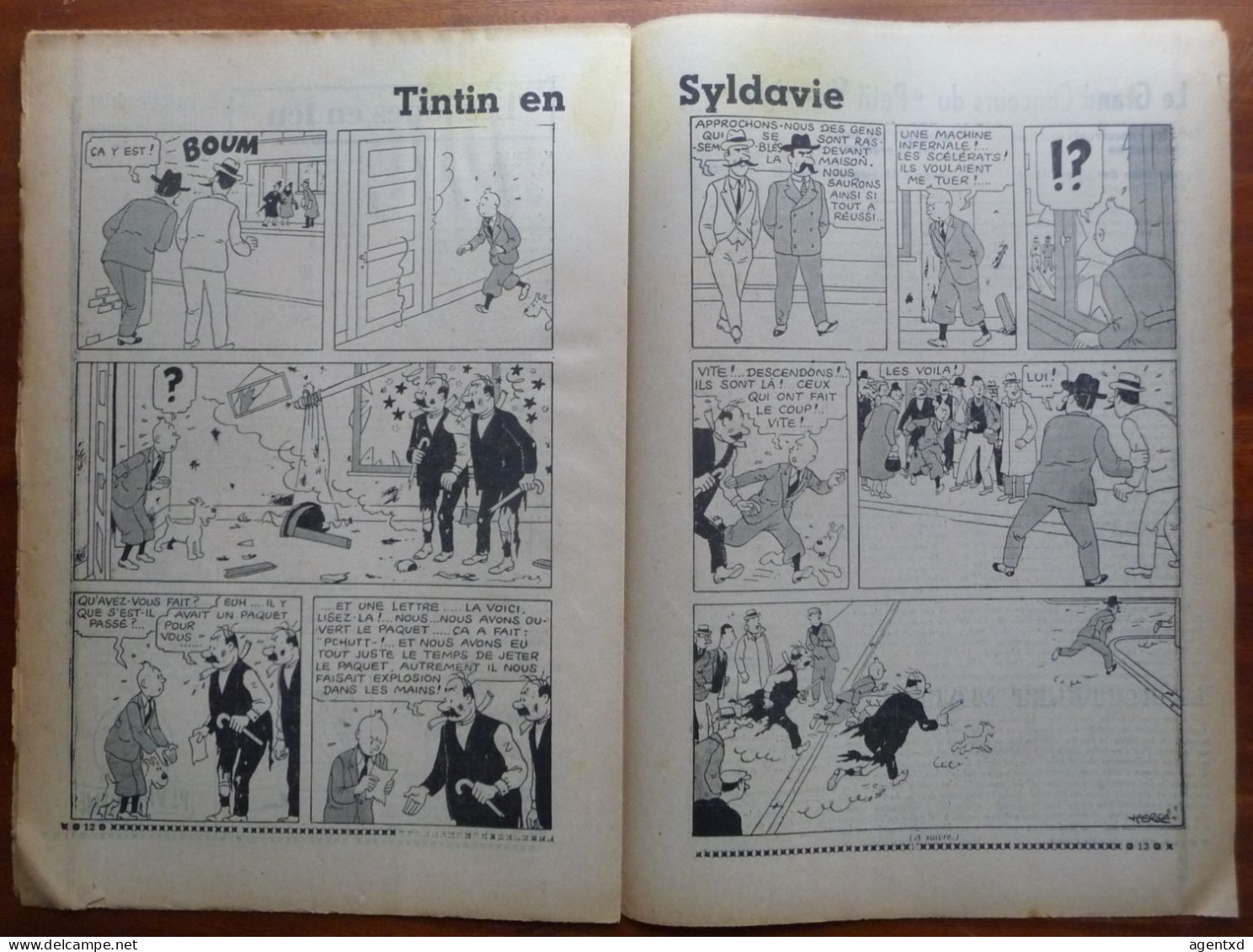 TINTIN – PETIT VINGTIEME – PETIT XX - N°41 Du 20 OCTOBRE 1938 - Sceptre D'Ottokar - Tintin