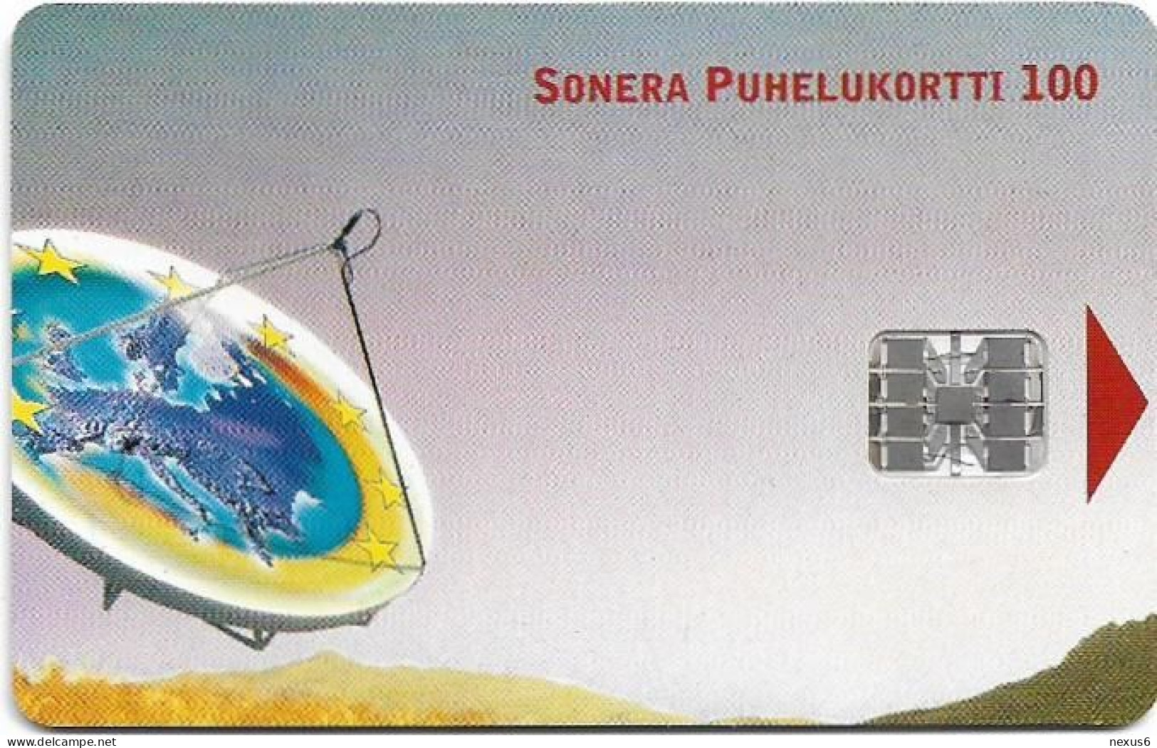 Finland - Sonera (Chip) - D Series - The Finnish Presidency Of EU - 06.1999, 100Mk, 10.000ex, Used - Finlande