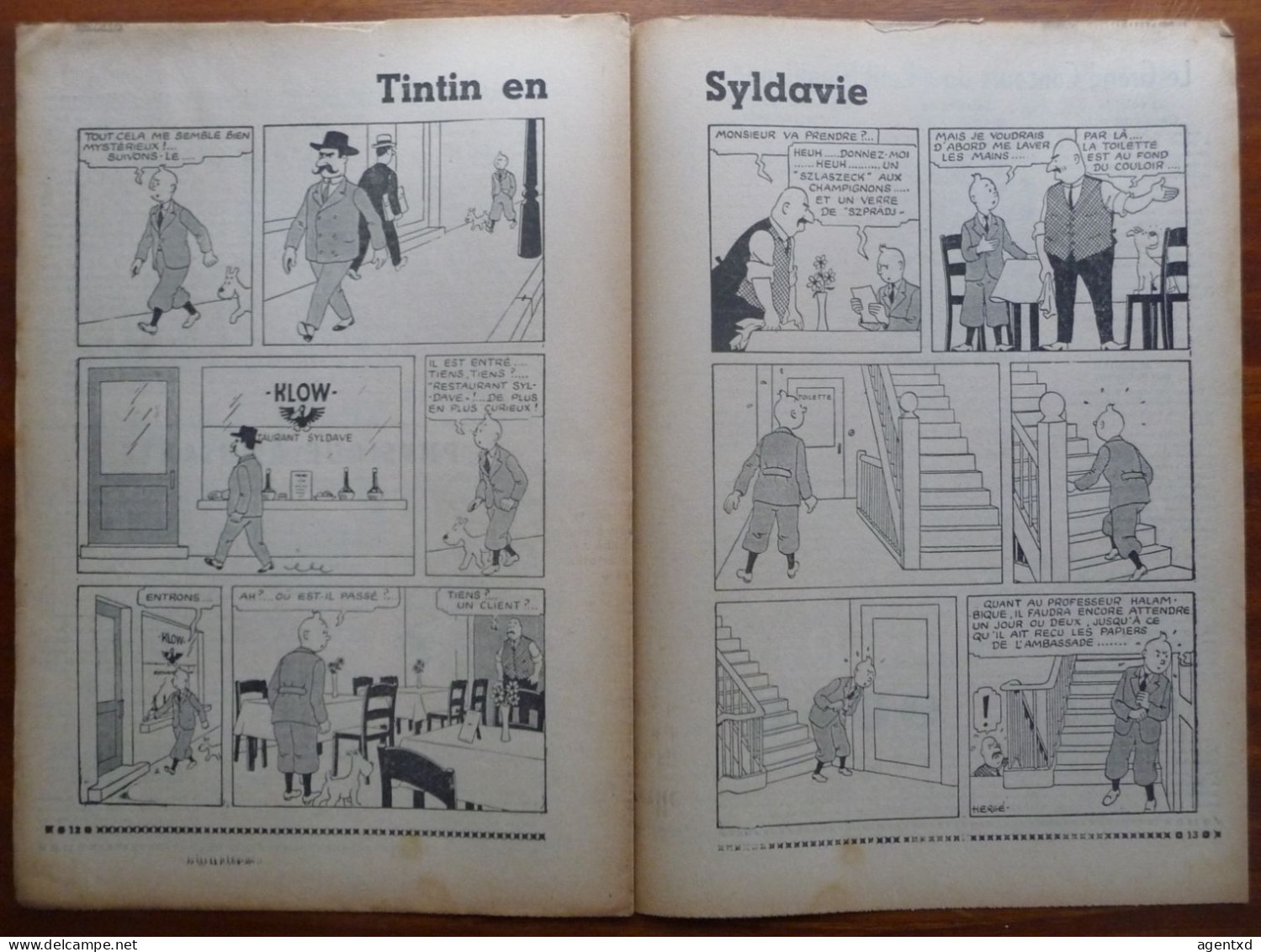 TINTIN – PETIT VINGTIEME – PETIT XX - N°34 Du 25 Août 1938 - Sceptre D'Ottokar - Tintin