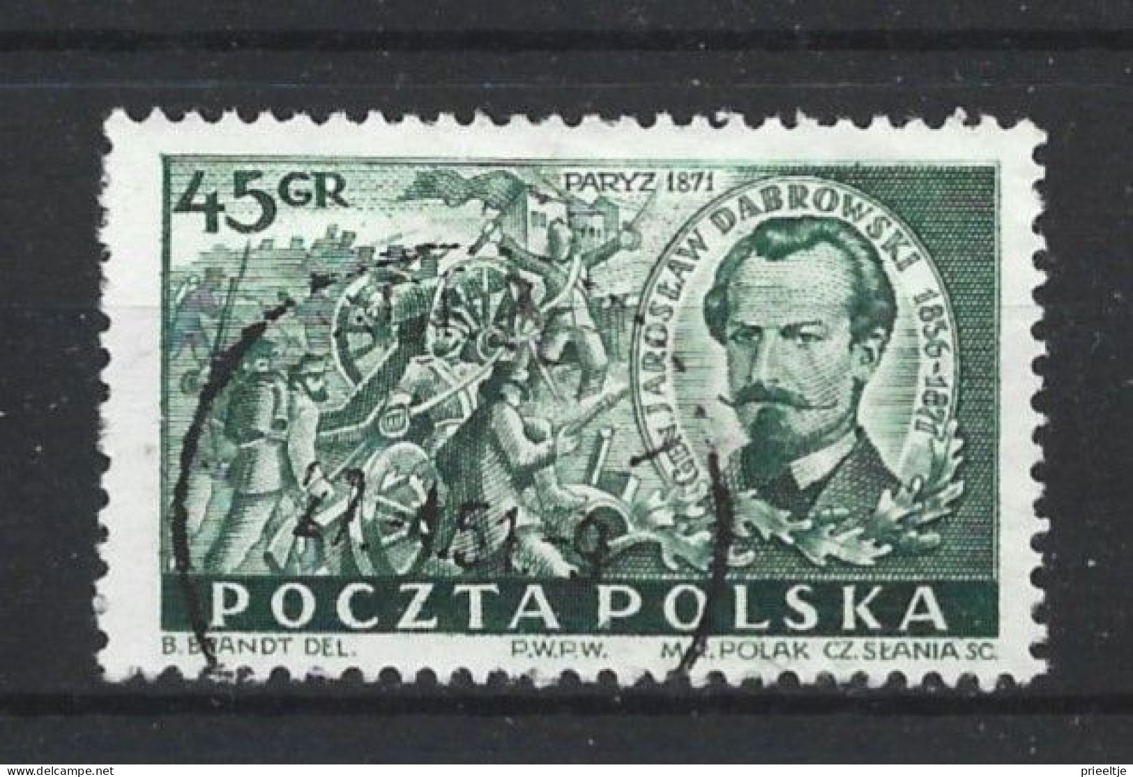 Poland 1951 Gen. J. Dabrowski Y.T. 599 (0) - Gebraucht