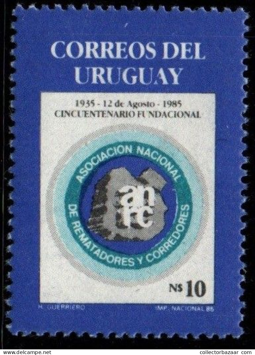 1986 Uruguay Brokers And Auctioneers Association 50th Anniv. #1191 ** MNH - Uruguay