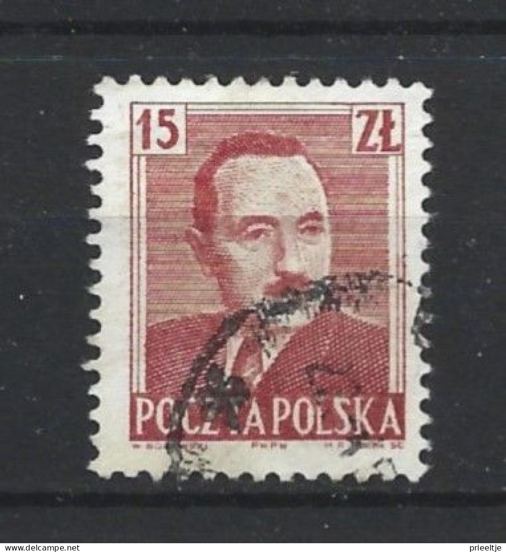 Poland 1950 Pres. Bierut Y.T. 566 (0) - Oblitérés
