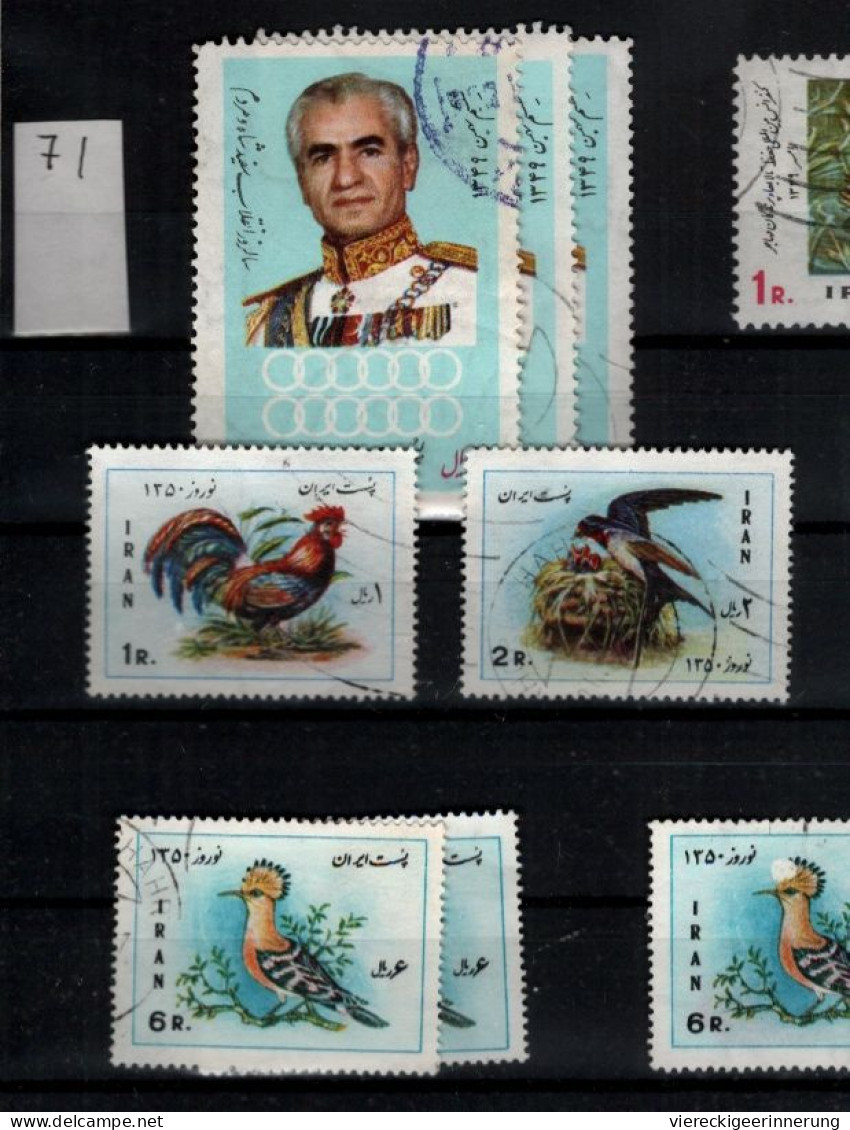 ! Persien, Persia, Iran, 1971-72, Briefmarken Lot, 88 Stamps - Iran