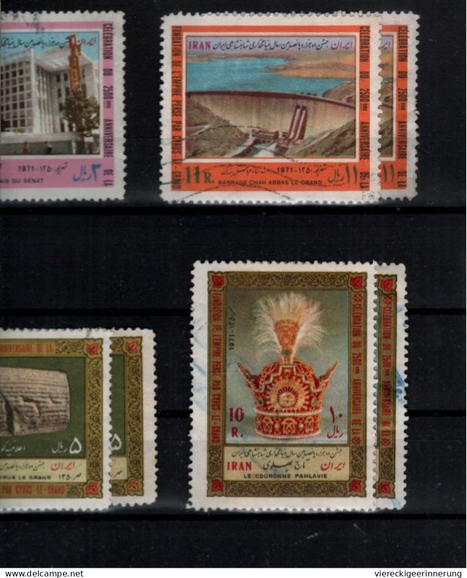 ! Persien, Persia, Iran, 1971-72, Briefmarken Lot, 88 stamps