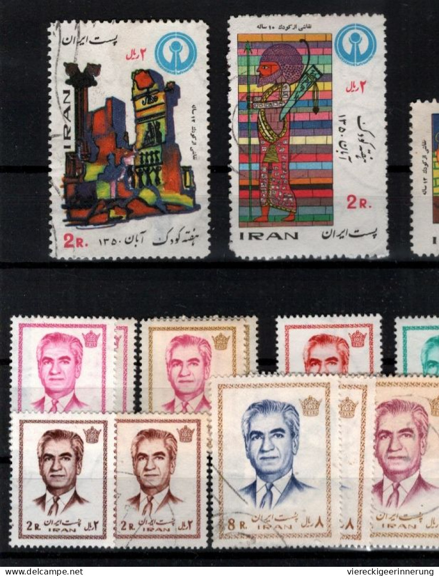 ! Persien, Persia, Iran, 1971-72, Briefmarken Lot, 88 stamps