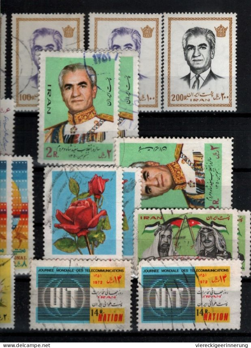 ! Persien, Persia, Iran, 1971-72, Briefmarken Lot, 88 stamps