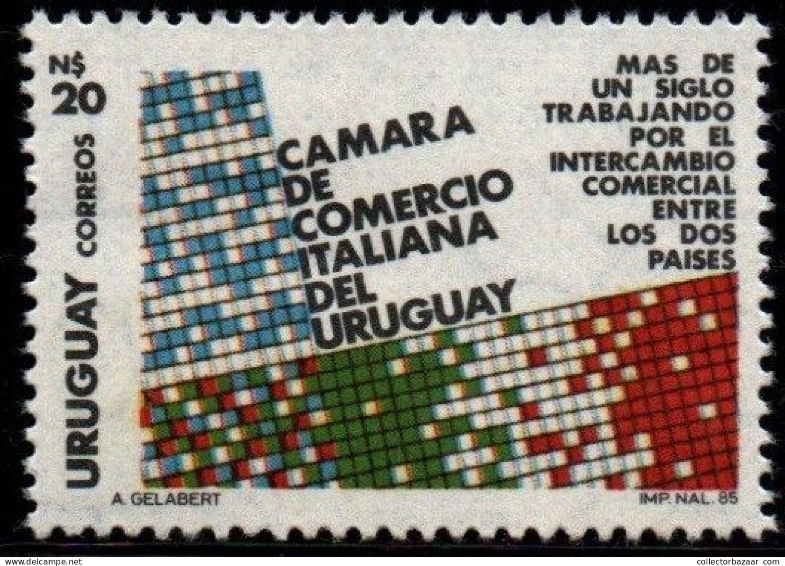 1986 Uruguay Italian Chamber Of Commerce In Uruguay  #1212 ** MNH - Uruguay