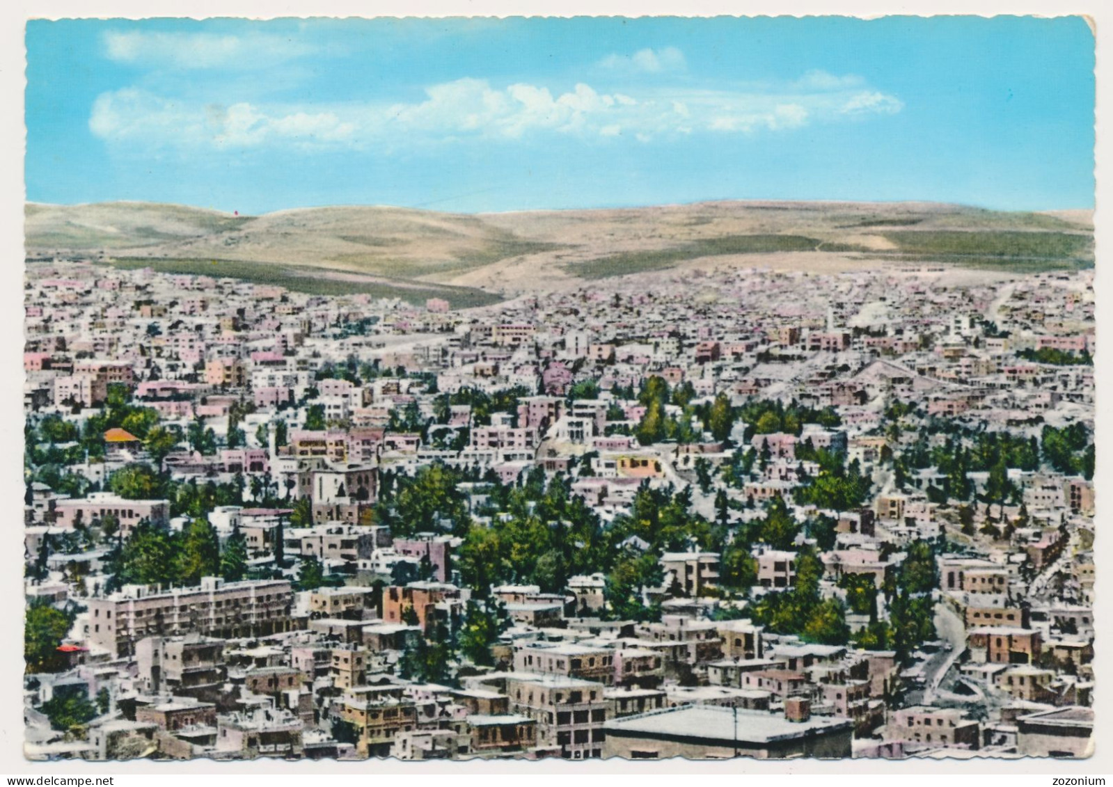 JORDAN AMMAN GENERAL VIEW  Vintage Old Photo Postcard - Jordanie