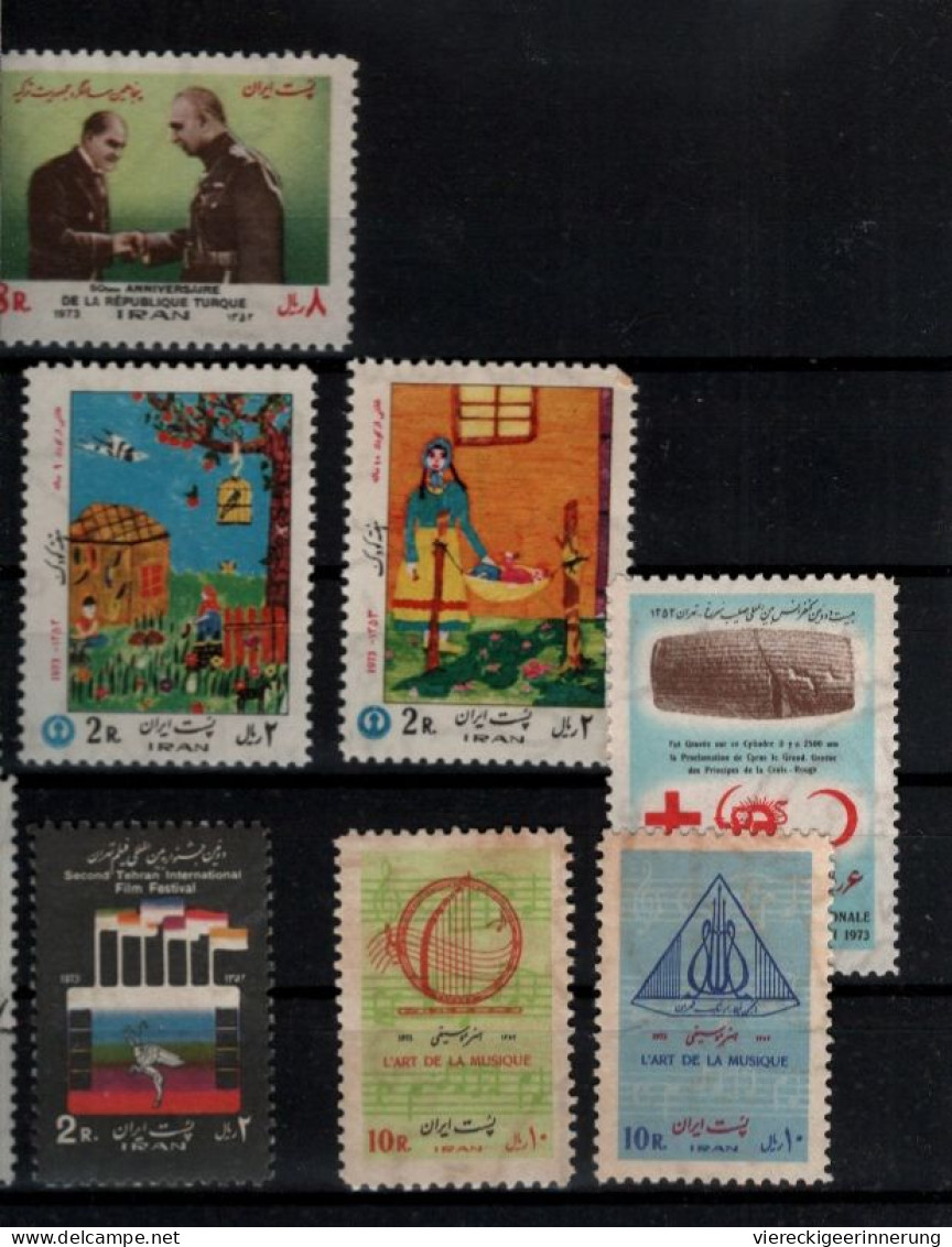 ! Persien, Persia, Iran, 1972-1973, Briefmarken Lot, 94 stamps